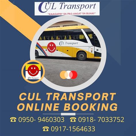 cul transport|Cul Transport Online Booking .
